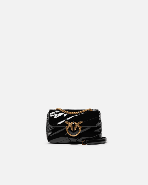 Horizontal Flat Bag aus Leder Pinko Athens 9 Panepistimiou Attica Dept. Store Athens 105 64 Athens Griechenland
