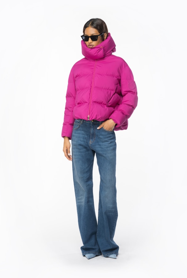 Doudoune capuche en tissu technique Pinko Paris 4 Faubourg St